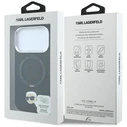 Karl Lagerfeld with Ring Stand 360 Karl Head Pin MagSafe Apple iPhone 18 Pro / 17 Pro black