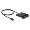 Card Reader Delock 91724 για Smart Card, USB Σύνδεση, 480Mbps, Μαύρο