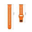 Tech-Protect Silicone Line Apple Watch 8 / 9 / 10 / 11 / 12 / SE / Ultra 44/45/46/49 mm Orange