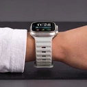 Tech-Protect Silicone Line Apple Watch 8 / 9 / 10 / 11 / 12 / SE / Ultra 44/45/46/49 mm Lunar Grey