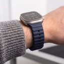 Tech-Protect Silicone Line Apple Watch 8 / 9 / 10 / 11 / 12 / SE / Ultra 44/45/46/49 mm Atlantic Blue