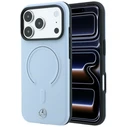 Mercedes Leather 3D MagSafe Apple iPhone 18 Pro / 17 Pro blue