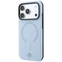 Mercedes Leather 3D MagSafe Apple iPhone 18 Pro / 17 Pro blue