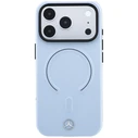 Mercedes Leather 3D MagSafe Apple iPhone 18 Pro / 17 Pro blue
