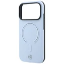 Mercedes Leather 3D MagSafe Apple iPhone 18 Pro / 17 Pro blue