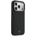 Mercedes Leather Mesh with Bow Line MagSafe Apple iPhone 18 Pro / 17 Pro black