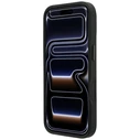 Mercedes Leather Mesh with Bow Line MagSafe Apple iPhone 18 Pro / 17 Pro anthracite