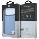 Mercedes Leather Mesh with Bow Line MagSafe Apple iPhone 18 Pro / 17 Pro blue