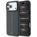 Mercedes Leather Semi Wrap with Iconic Line MagSafe Apple iPhone 18 Pro Max / 17 Pro Max anthracite