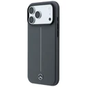 Mercedes Leather Semi Wrap with Iconic Line MagSafe Apple iPhone 18 Pro / 17 Pro anthracite