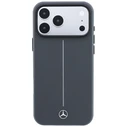 Mercedes Leather Semi Wrap with Iconic Line MagSafe Apple iPhone 18 Pro / 17 Pro anthracite