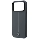 Mercedes Leather Semi Wrap with Iconic Line MagSafe Apple iPhone 18 Pro / 17 Pro anthracite