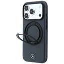 Mercedes Leather with Ring Stand MagSafe Apple iPhone 18 Pro / 17 Pro anthracite