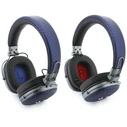 BMW Carbon Metal Parts and Logos Bluetooth ENC Over-Ear Headphones navy blue