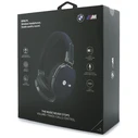 BMW Carbon Metal Parts and Logos Bluetooth ENC Over-Ear Headphones navy blue