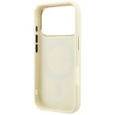 Guess Ring Stand 360 Grained Classic Logo MagSafe Apple iPhone 18 Pro / 17 Pro beige