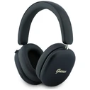 Guess Metallic Effect Metal Script Logo Bluetooth ENC Over-Ear Headphones black