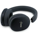 Guess Metallic Effect Metal Script Logo Bluetooth ENC Over-Ear Headphones black