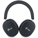 Guess Metallic Effect Metal Script Logo Bluetooth ENC Over-Ear Headphones black