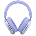 Guess Metallic Effect Metal Script Logo Bluetooth ENC Over-Ear Headphones Purple