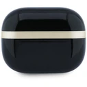Guess Glossy Gold Line Printed Classic Logo TWS Headphones black