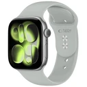 Tech-Protect Silicone Apple Watch 8 / 9 / 10 / 11 / 12 / SE 40/41/42 mm Lunar Grey