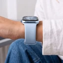 Tech-Protect Silicone Apple Watch 8 / 9 / 10 / 11 / 12 / SE 40/41/42 mm Light Blue