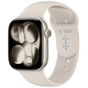 Tech-Protect Silicone Apple Watch 8 / 9 / 10 / 11 / 12 / SE / Ultra 44/45/46/49 mm Starlight
