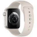 Tech-Protect Silicone Apple Watch 8 / 9 / 10 / 11 / 12 / SE / Ultra 44/45/46/49 mm Starlight