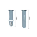Tech-Protect Silicone Apple Watch 8 / 9 / 10 / 11 / 12 / SE / Ultra 44/45/46/49 mm Blue Jeans