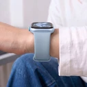 Tech-Protect Silicone Apple Watch 8 / 9 / 10 / 11 / 12 / SE / Ultra 44/45/46/49 mm Blue Jeans