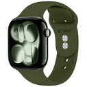 Tech-Protect Silicone Apple Watch 8 / 9 / 10 / 11 / 12 / SE / Ultra 44/45/46/49 mm Olive Green