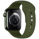 Tech-Protect Silicone Apple Watch 8 / 9 / 10 / 11 / 12 / SE / Ultra 44/45/46/49 mm Olive Green