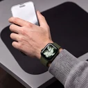 Tech-Protect Silicone Apple Watch 8 / 9 / 10 / 11 / 12 / SE / Ultra 44/45/46/49 mm Olive Green