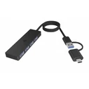 USB Hub Icybox Icy Box Ib- 1424-C3 4-Port Usb Type-A