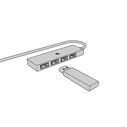 USB Hub Icybox Icy Box Ib- 1424-C3 4-Port Usb Type-A