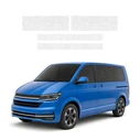 GrizzGlass HeavyDuty White Door Sill Protective Film Volkswagen California T7 (2021-2026) [4in1]