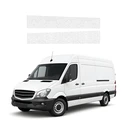 GrizzGlass HeavyDuty White Door Sill Protective Film Mercedes Benz Sprinter W906 (2006-2018) [2in1]