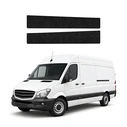 GrizzGlass HeavyDuty Black Door Sill Protective Film Mercedes Benz Sprinter W906 (2006-2018) [2in1]