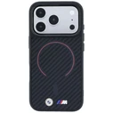 BMW M Kevlar Red Print Ring Metal Logo MagSafe Apple iPhone 18 Pro Max / 17 Pro Max black