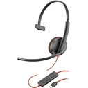 Multimedia Ακουστικά VOIP Poly Blackwire 3210 Mono USB-C/A Headset 8X214A