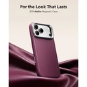 ESR Leather Kickstand MagSafe Apple iPhone 17 Pro / 18 Pro Deep Burgundy