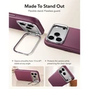 ESR Leather Kickstand MagSafe Apple iPhone 17 Pro / 18 Pro Deep Burgundy