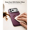 ESR Leather Kickstand MagSafe Apple iPhone 17 Pro / 18 Pro Deep Burgundy
