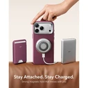 ESR Leather Kickstand MagSafe Apple iPhone 17 Pro / 18 Pro Deep Burgundy