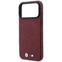 BMW M Carbon Printed Ring MagSafe Apple iPhone 18 Pro / 17 Pro burgundy