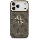Guess 4G Big 4G Classic Logo Big Strap Metal Buttons Apple iPhone 18 Pro / 17 Pro brown