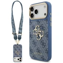 Guess 4G Big 4G Classic Logo Big Strap Metal Buttons Apple iPhone 18 Pro Max / 17 Pro Max blue