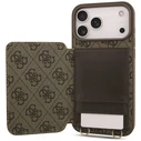 Guess 4G Cardslots & Magnetic Closure Crossbody Apple iPhone 18 Pro / 17 Pro brown