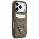 Guess 4G Double Card Triangle Apple iPhone 18 Pro / 17 Pro brown
